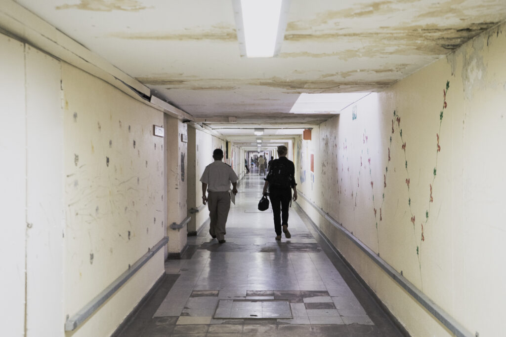 Dorette Potgieter and Polsmoor Media Liaison Lewies Davids